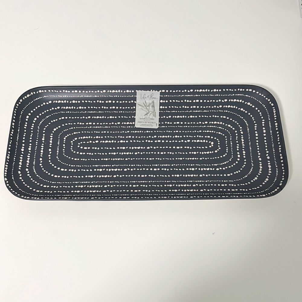 ⭐️3/$15 Bamboo fiber serving/decor tray